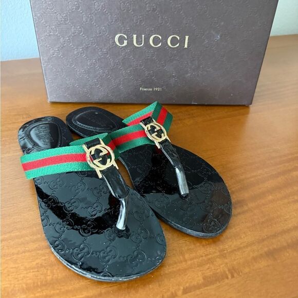 Gucci Other - Gucci Double g leather sandals